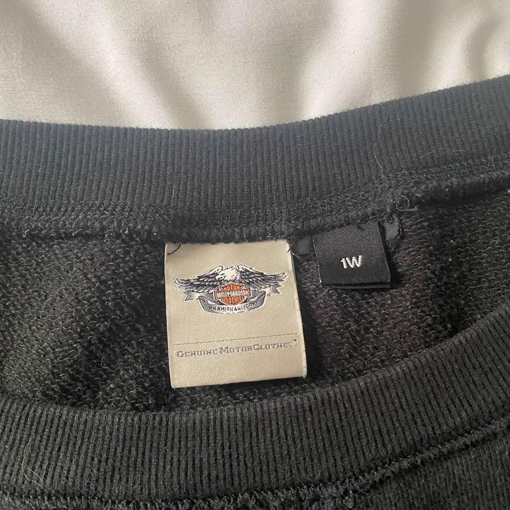 Black Harley sweatshirt